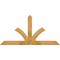 Ekena Millwork Richland Rough Sawn Timber Gable Bracket, Western Red Cedar, 60"W x 30"H x 4"D x 4"F, 12/12 Pitch GBW060X30X0404RIC00RWR - alternate 1
